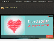 Tablet Screenshot of coherederos.com